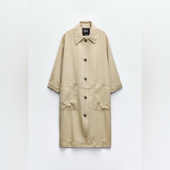 OVERSIZED TRENCH COAT - Picture 2 of 3